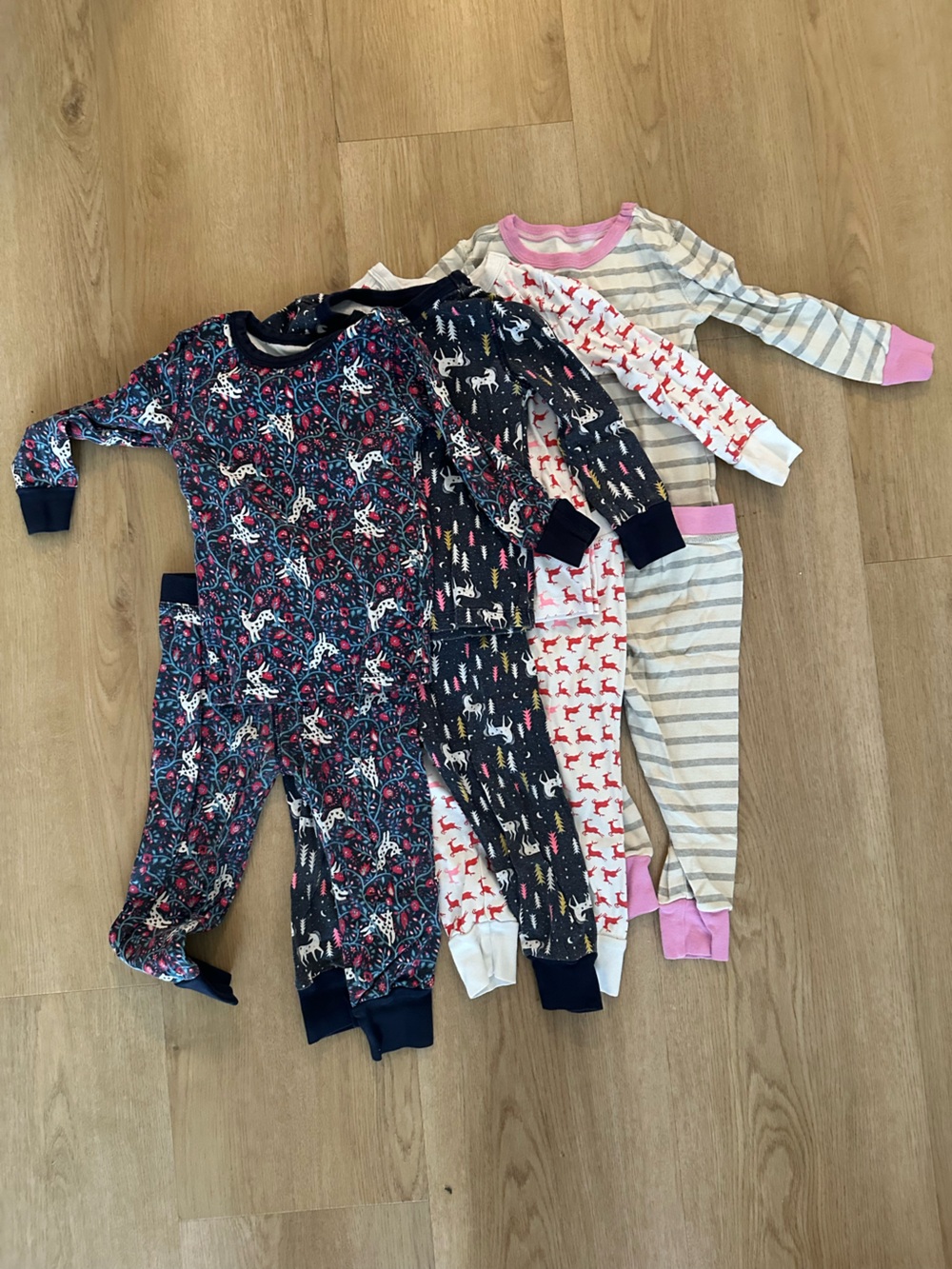 Crewcuts long sleeve pajamas Lot of 4